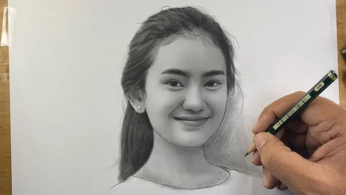 cara gambar orang
